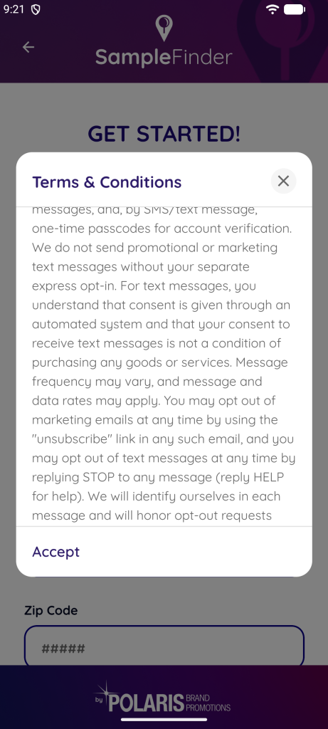 TOC: Consent Terms